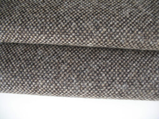 Bute Fabrics Tweed 3513 Wolf bruin zwart