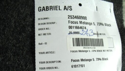 Gabriel Focus Melange 60900 antraciet grijs