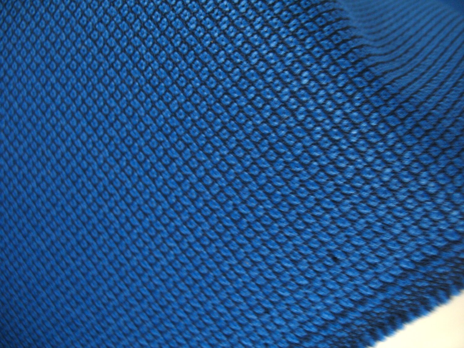 blauw tinten geblokt patroon