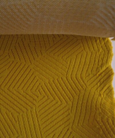 Kvadrat Febrik Razzle Dazzle Honey 0436 okergeel