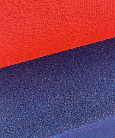 Kvadrat Febrik Sprinkles Parrot 0784 kobaltblauw oranje rood