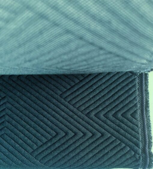 Kvadrat Febrik Mizmaze Sage blauw petrol blauw