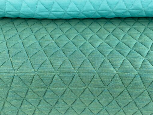 Kvadrat Febrik Triangle 0932 Oase turquoise geel