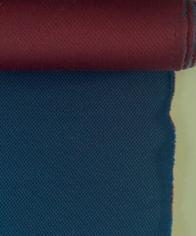 Kvadrat Febrik Plecto Harbor Red 0874 petrol blauw donker rood