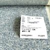 Kvadrat Sahco Moss 010 blauw creme grijs bouclé