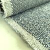 Kvadrat Sahco Moss 010 blauw creme grijs bouclé